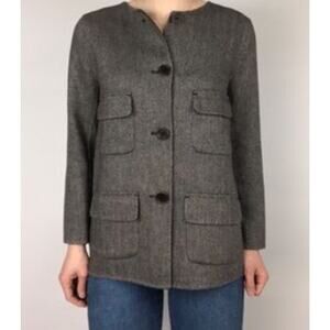 Max Studio (Leon Max) Wool Blazer Women Size 4